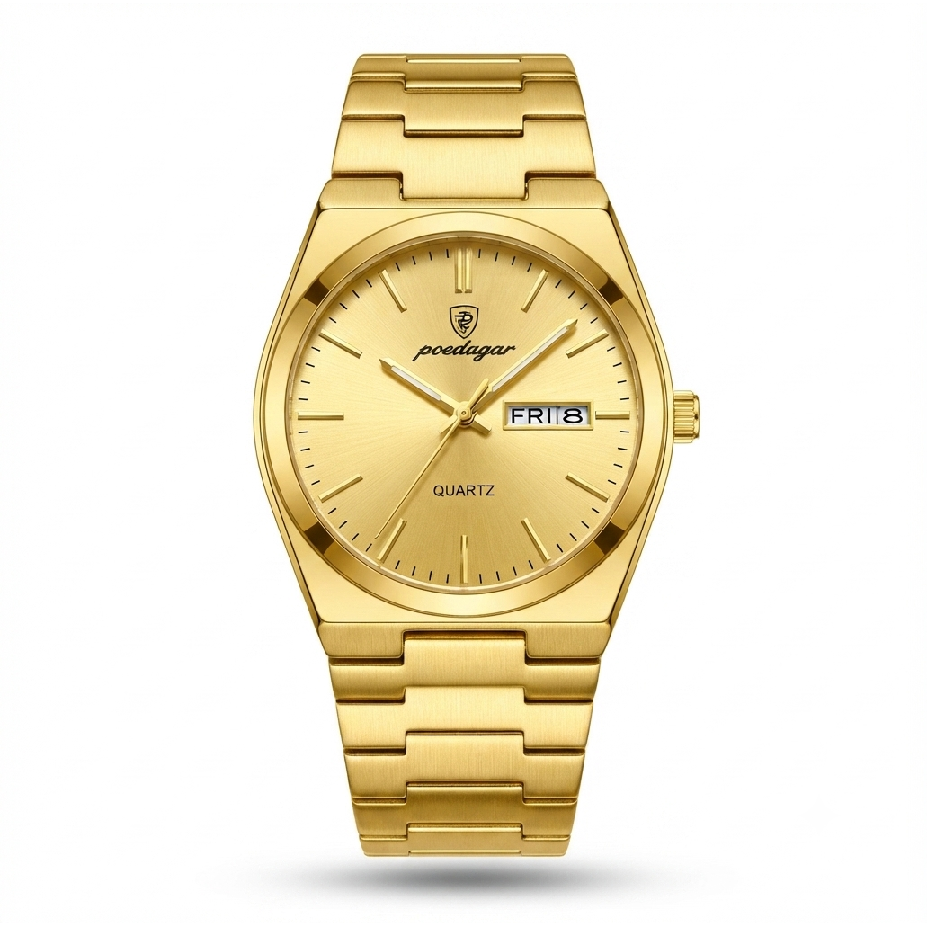 Luxury Men's Watch — Classic Waterproof Steel Design