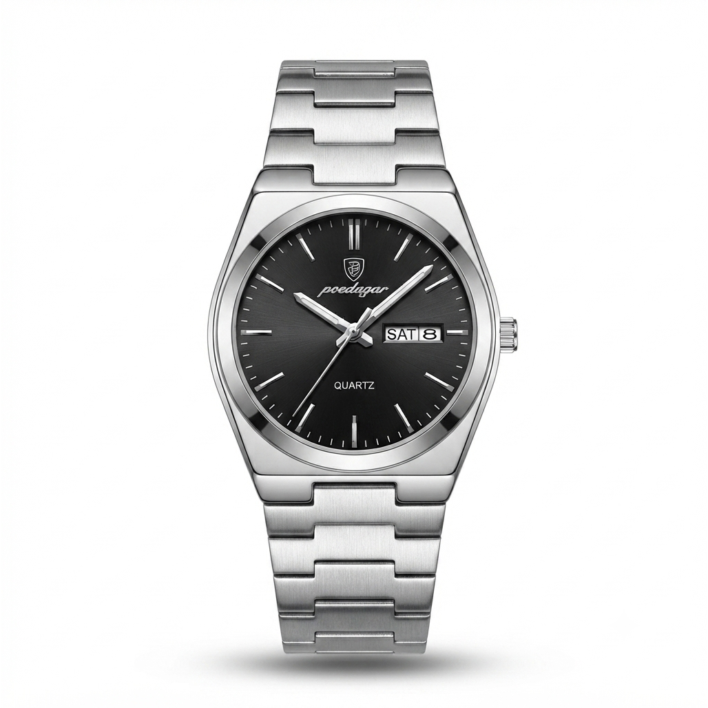 Luxury Men's Watch — Classic Waterproof Steel Design