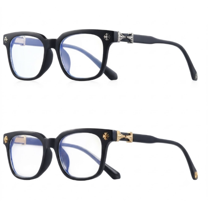 Blue Light Blocking Glasses — Classic Square Frame (2-Pack)