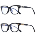Blue Light Blocking Glasses — Classic Square Frame (2-Pack)